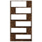 vidaXL Book Cabinet/Room Divider Smoked Oak 100x24x188 cm