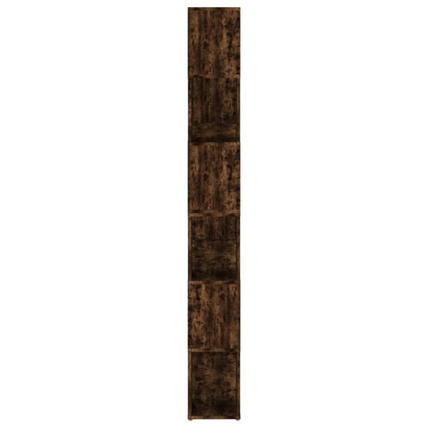 vidaXL Book Cabinet/Room Divider Smoked Oak 100x24x188 cm