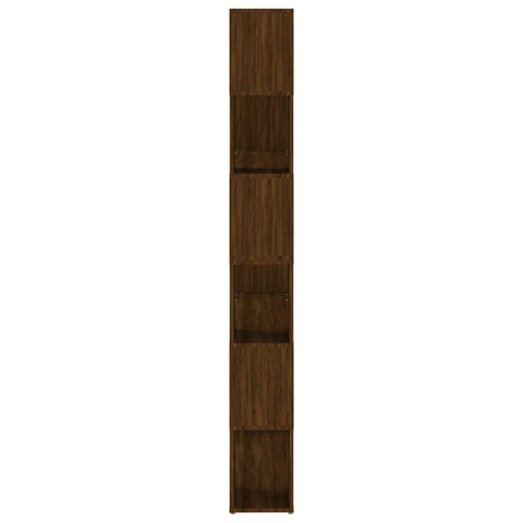 vidaXL Book Cabinet/Room Divider Brown Oak 100x24x188 cm