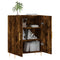 vidaXL Sideboard Smoked Oak 69.5x34x90 cm Engineered Wood
