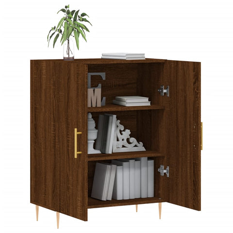 vidaXL Sideboard Brown Oak 69.5x34x90 cm Engineered Wood