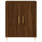 vidaXL Sideboard Brown Oak 69.5x34x90 cm Engineered Wood