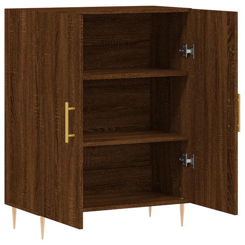 vidaXL Sideboard Brown Oak 69.5x34x90 cm Engineered Wood