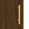 vidaXL Sideboard Brown Oak 69.5x34x90 cm Engineered Wood