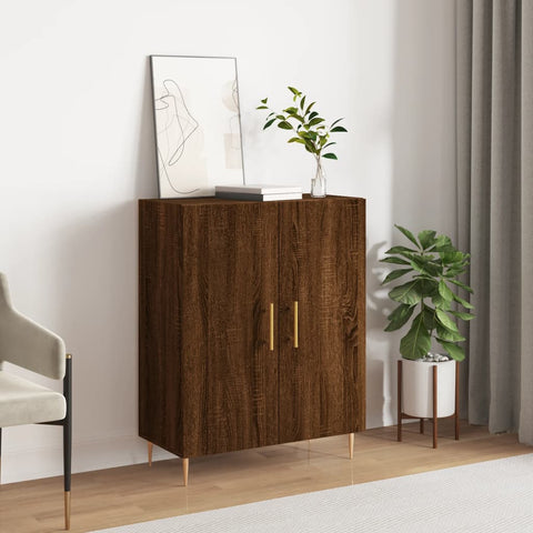 vidaXL Sideboard Brown Oak 69.5x34x90 cm Engineered Wood