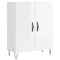 vidaXL Sideboard High Gloss White 69.5x34x90 cm Engineered Wood