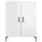 vidaXL Sideboard High Gloss White 69.5x34x90 cm Engineered Wood