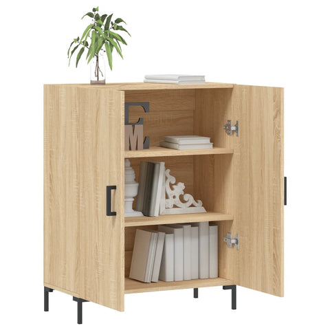 vidaXL Sideboard Sonoma Oak 69.5x34x90 cm Engineered Wood