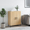 vidaXL Sideboard Sonoma Oak 69.5x34x90 cm Engineered Wood