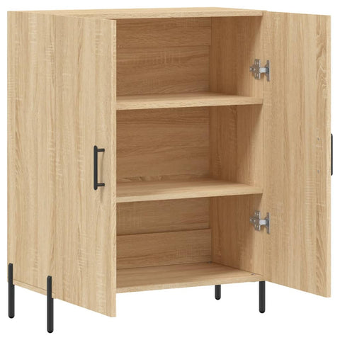 vidaXL Sideboard Sonoma Oak 69.5x34x90 cm Engineered Wood