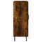 vidaXL Sideboard Smoked Oak 69.5x34x90 cm Engineered Wood