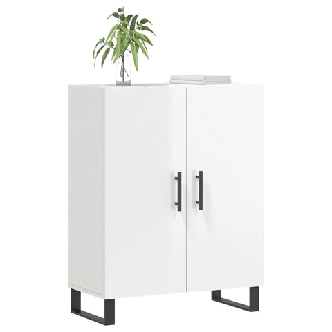 vidaXL Sideboard High Gloss White 69.5x34x90 cm Engineered Wood