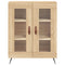 vidaXL Sideboard Sonoma Oak 69.5x34x90 cm Engineered Wood
