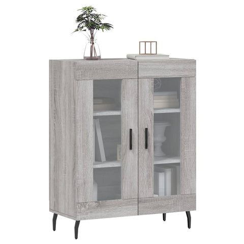 vidaXL Sideboard Grey Sonoma 69.5x34x90 cm Engineered Wood