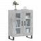 vidaXL Sideboard Concrete Grey 69.5x34x90 cm Engineered Wood