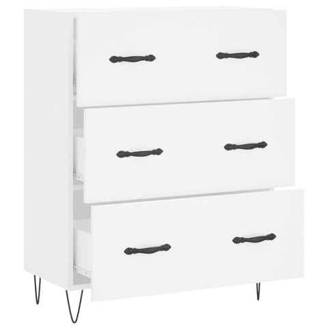 vidaXL Sideboard White 69.5x34x90 cm Engineered Wood