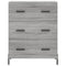 vidaXL Sideboard Grey Sonoma 69.5x34x90 cm Engineered Wood