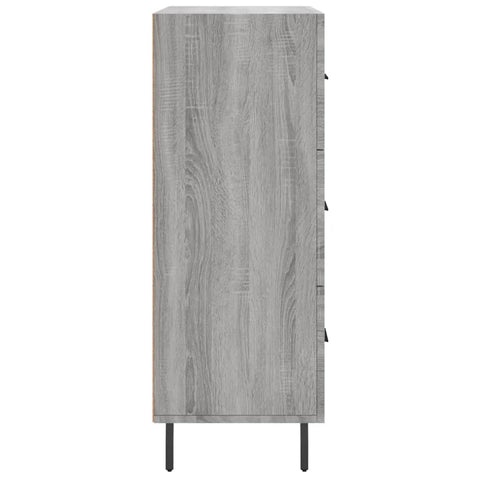 vidaXL Sideboard Grey Sonoma 69.5x34x90 cm Engineered Wood