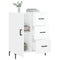 vidaXL Sideboard High Gloss White 69.5x34x90 cm Engineered Wood