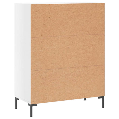 vidaXL Sideboard High Gloss White 69.5x34x90 cm Engineered Wood