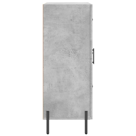 vidaXL Sideboard Concrete Grey 69.5x34x90 cm Engineered Wood