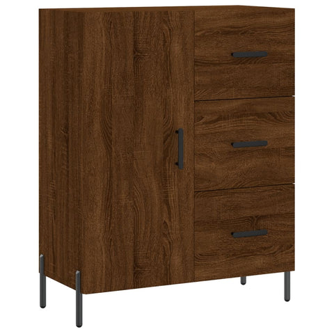 vidaXL Sideboard Brown Oak 69.5x34x90 cm Engineered Wood