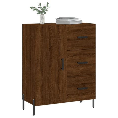 vidaXL Sideboard Brown Oak 69.5x34x90 cm Engineered Wood