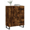 vidaXL Sideboard Smoked Oak 69.5x34x90 cm Engineered Wood