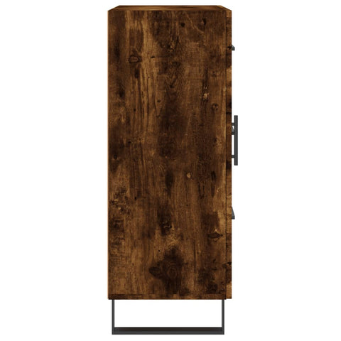 vidaXL Sideboard Smoked Oak 69.5x34x90 cm Engineered Wood