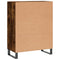 vidaXL Sideboard Smoked Oak 69.5x34x90 cm Engineered Wood