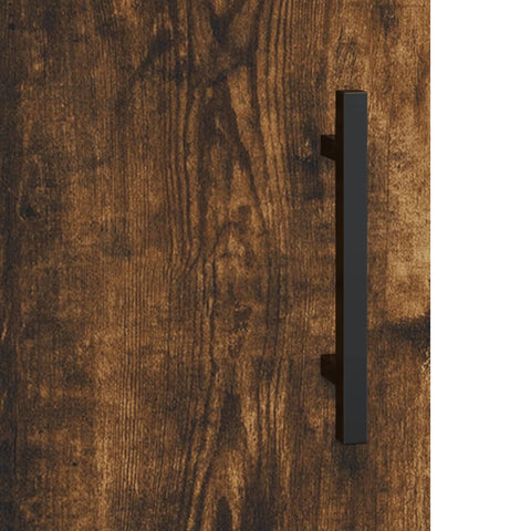 vidaXL Sideboard Smoked Oak 69.5x34x90 cm Engineered Wood