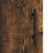 vidaXL Sideboard Smoked Oak 69.5x34x90 cm Engineered Wood