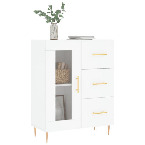 vidaXL Sideboard White 69.5x34x90 cm Engineered Wood