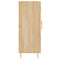 vidaXL Sideboard Sonoma Oak 69.5x34x90 cm Engineered Wood