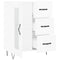 vidaXL Sideboard High Gloss White 69.5x34x90 cm Engineered Wood