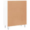 vidaXL Sideboard High Gloss White 69.5x34x90 cm Engineered Wood