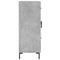 vidaXL Sideboard Concrete Grey 69.5x34x90 cm Engineered Wood