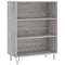 vidaXL Bookcase Grey Sonoma 69.5x32.5x90 cm Engineered Wood