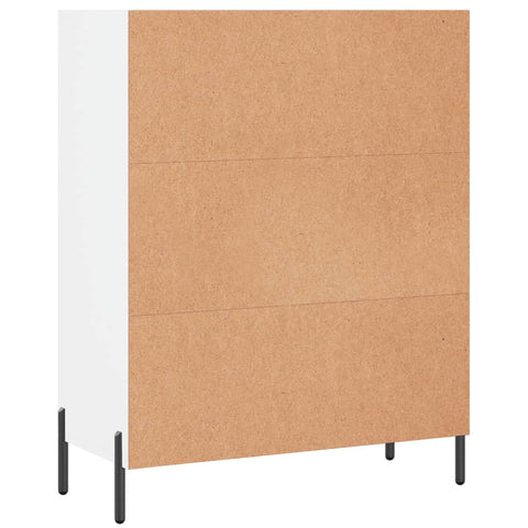 vidaxL Shelf Cabinet White 69.5x32.5x90 cm Engineered Wood
