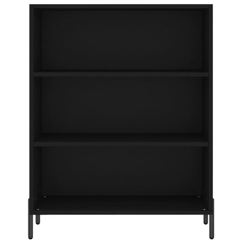 vidaxL Shelf Cabinet Black 69.5x32.5x90 cm Engineered Wood