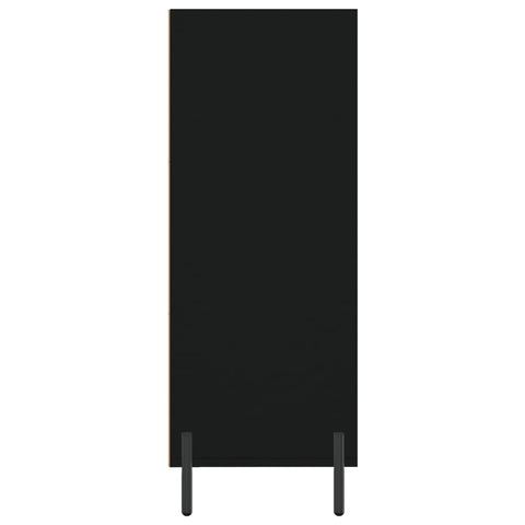 vidaxL Shelf Cabinet Black 69.5x32.5x90 cm Engineered Wood