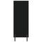 vidaxL Shelf Cabinet Black 69.5x32.5x90 cm Engineered Wood