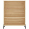 vidaxL Shelf Cabinet Sonoma Oak 69.5x32.5x90 cm Engineered Wood