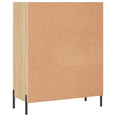 vidaxL Shelf Cabinet Sonoma Oak 69.5x32.5x90 cm Engineered Wood