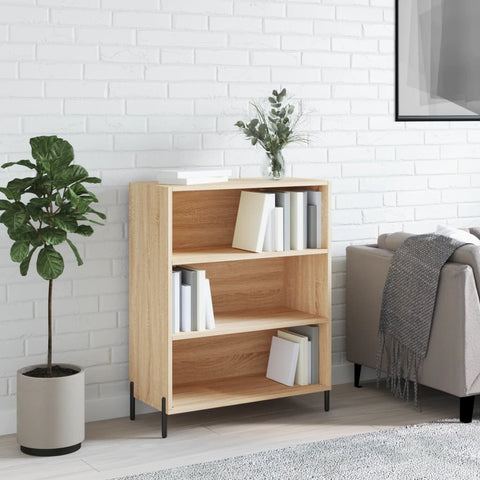 vidaxL Shelf Cabinet Sonoma Oak 69.5x32.5x90 cm Engineered Wood