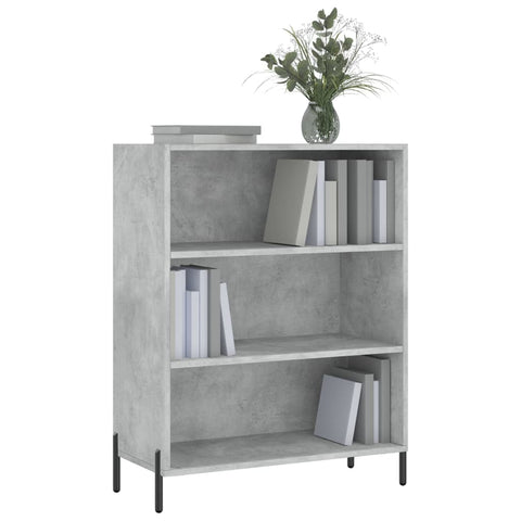 vidaxL Shelf Cabinet Concrete Grey 69.5x32.5x90 cm Engineered Wood