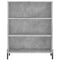 vidaxL Shelf Cabinet Concrete Grey 69.5x32.5x90 cm Engineered Wood