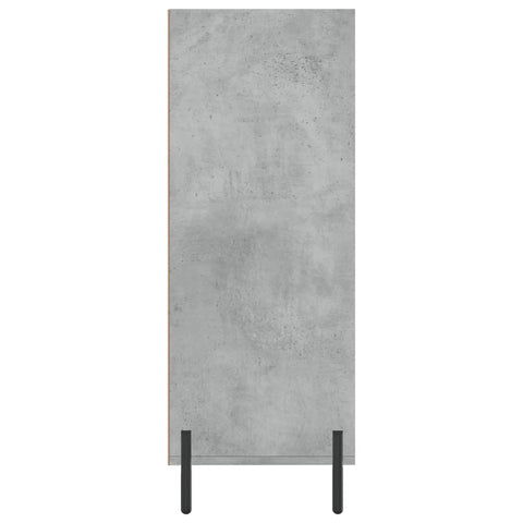 vidaxL Shelf Cabinet Concrete Grey 69.5x32.5x90 cm Engineered Wood