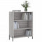 vidaxL Shelf Cabinet Grey Sonoma 69.5x32.5x90 cm Engineered Wood