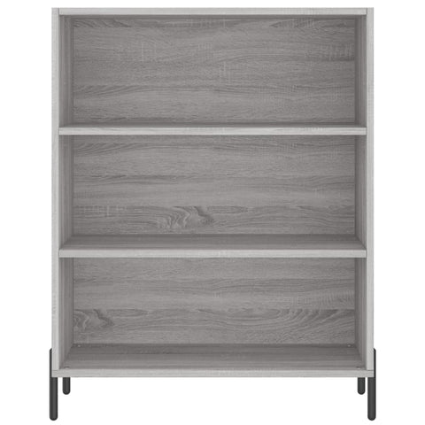 vidaxL Shelf Cabinet Grey Sonoma 69.5x32.5x90 cm Engineered Wood